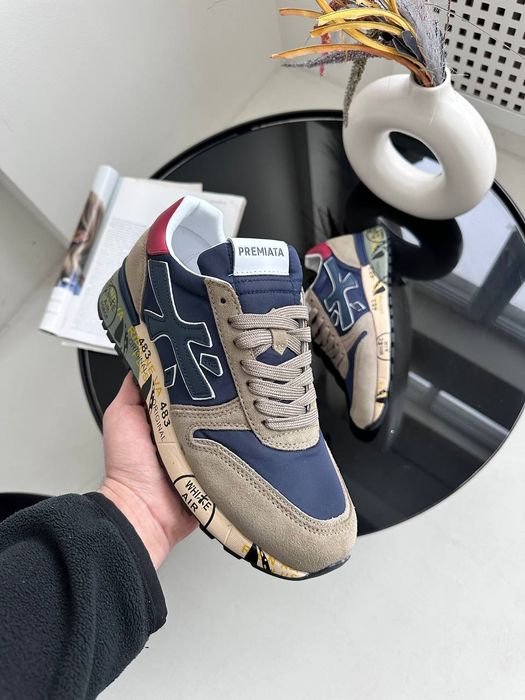 Кросівки Premiata Mick Blue/Beige premium