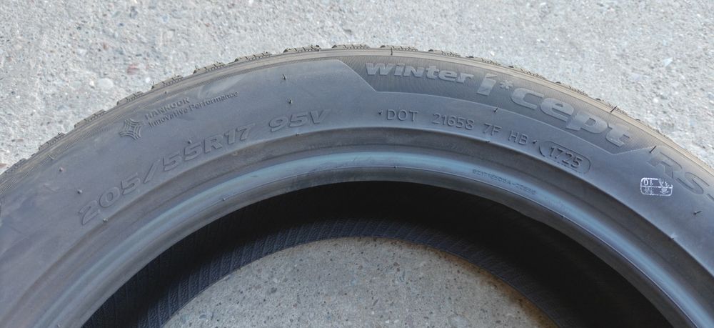 205/55r17 Hankook Winter  I*cept  RS3 dot 1725