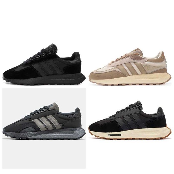 Унисекс черные кроссовки Adidas Retropy E5 кросівки адидас ретропи