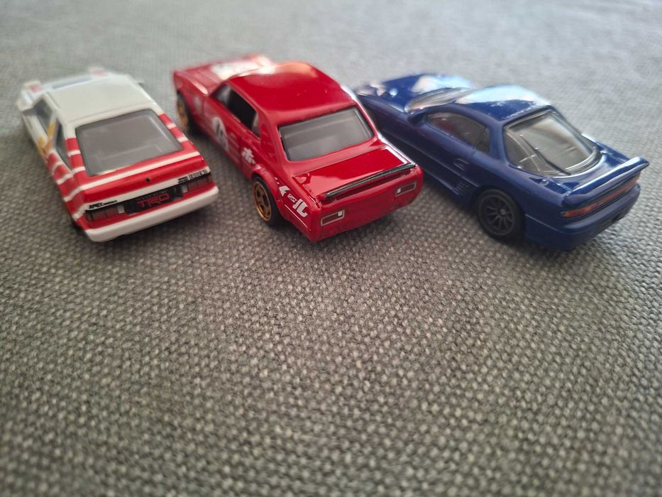 Hot Wheels розпак, Toyota, Nissan та Mitsubishi