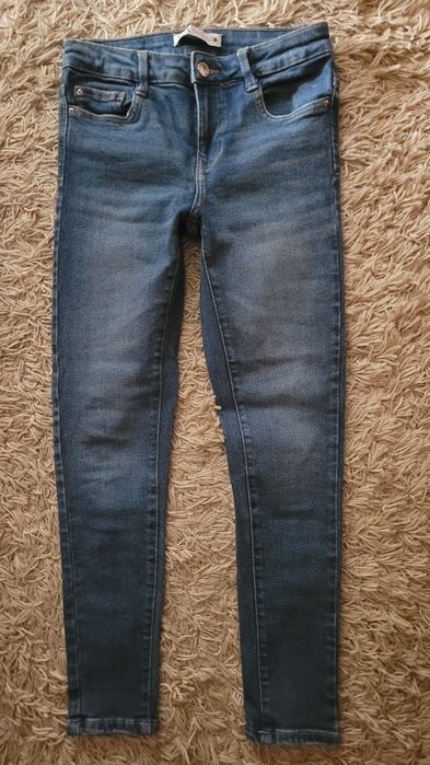 Zara jeansy niebieskie skinny 34