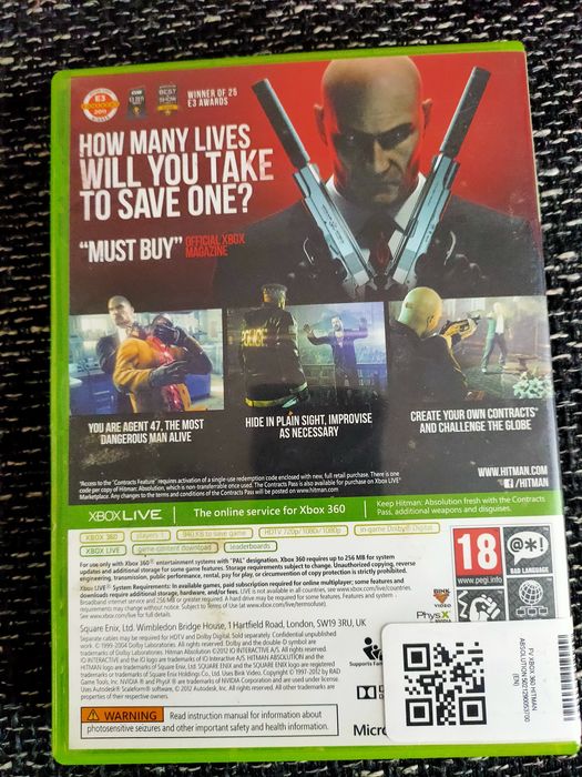 Hitman absolution Xbox 360