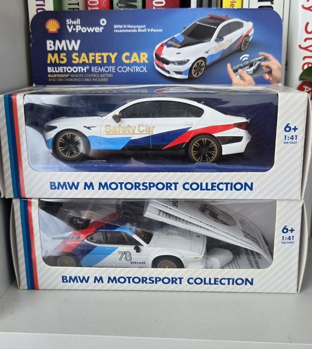 Машинки колекційні BMW Z4 GT3, M5 safety car, M1 від Shell