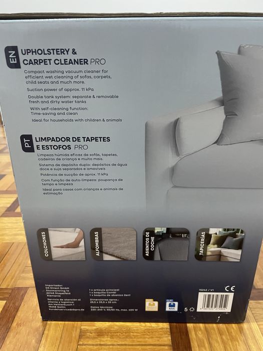 Maquina para limpar tapetes/estofos