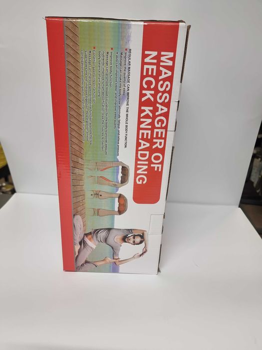 3D SHIATSU - Masażer pleców, szyi, ciała, grzanie, podświetlanie