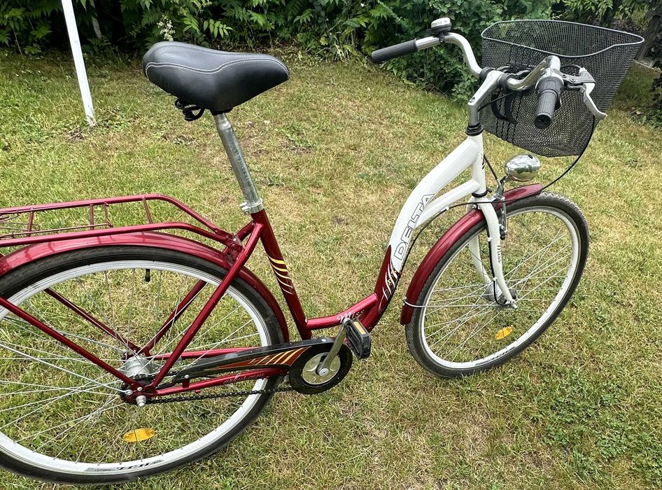 ARKUS - Rower turystyczny DELTA Miss 28 Biało-czerwony