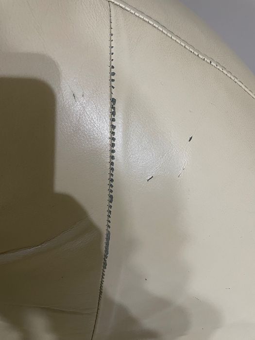 Sofa narożna rozkładana ze skóry