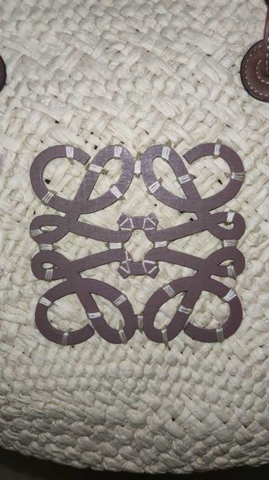 Пляжная сумка Loewe натуральная соломка в наличии