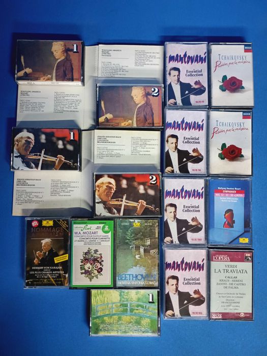 lote 46 cassetes música clássica