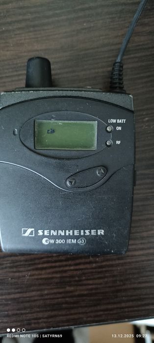 Приймач персонального моніторингу Sennheiser ew300 iem g3(С)