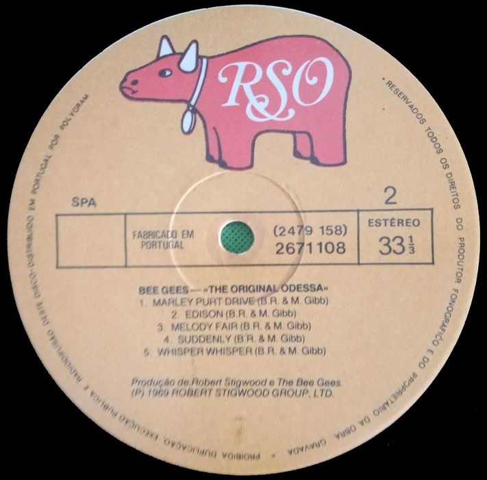 Bee Gees	- - - - -	Odessa	- - - - -	2 X LP