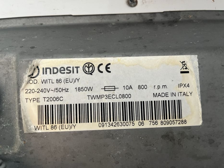 Пральна машина Indesit WITL 86