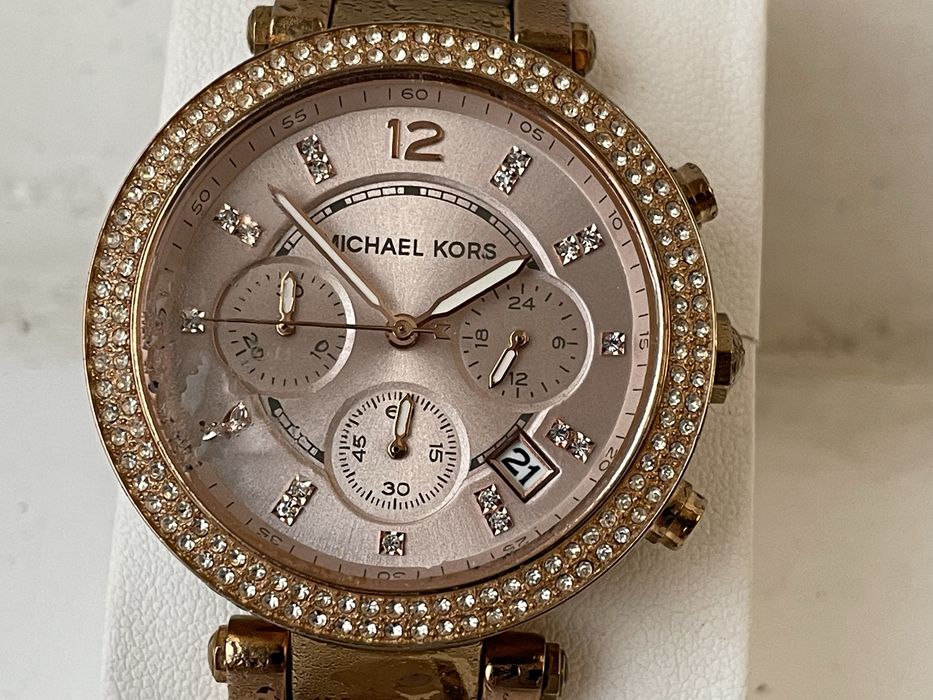 ЧАСЫ Хронограф MICHAEL KORS PARKER MK5896 + коробка