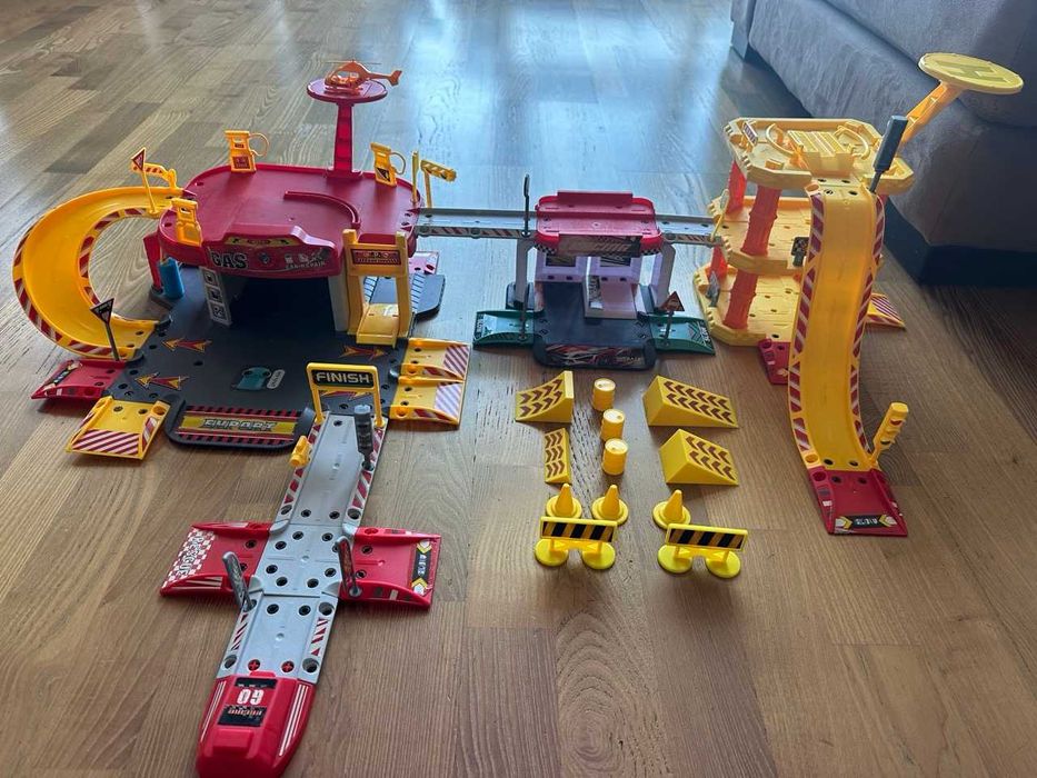 Большой трек трасса конструктор DYI (3 набора вместе)