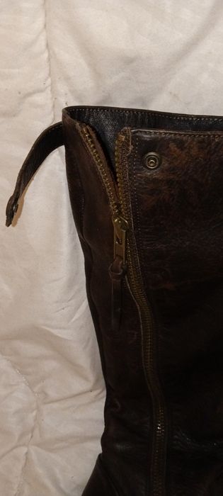 Чоботи жіночі високі шкіряні р.39