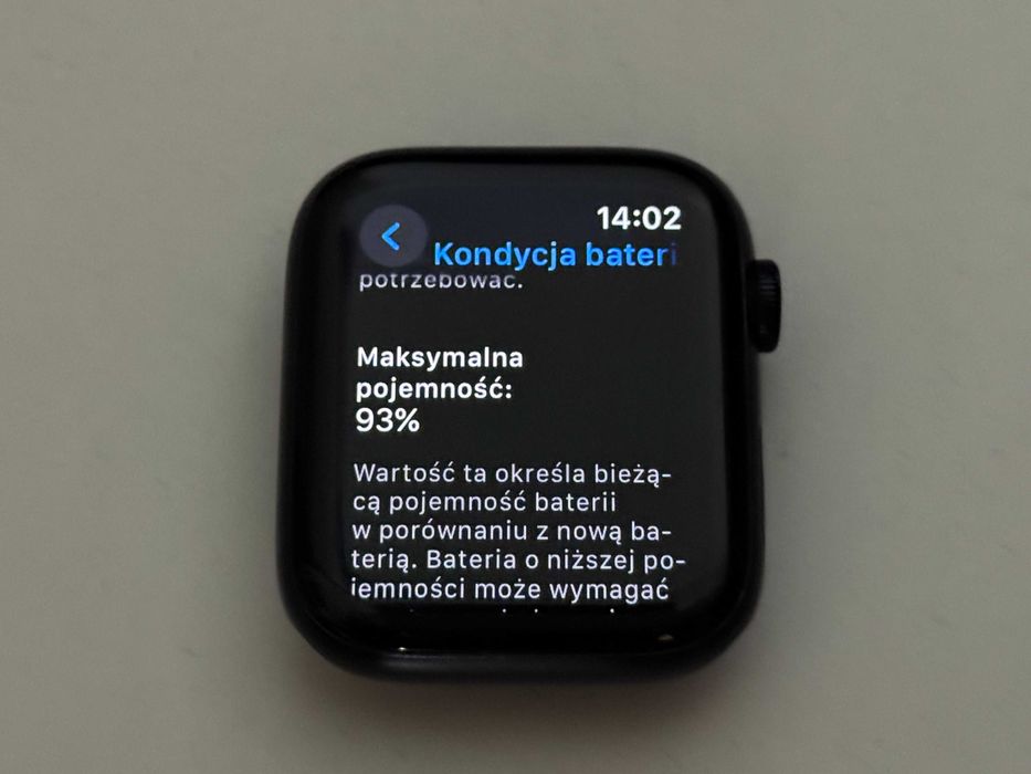 Apple Watch SE 2 gen 2022 44mm Czarny 93% Kondycji Super Stan
