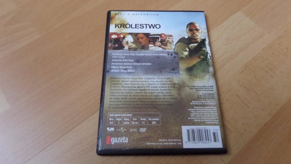 FILM DVD KRÓLESTWO JAMIE FOX Cris Cooper Jeniffer Garner Thriller NOWY