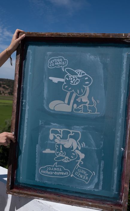 Quadros de serigrafia kenzo