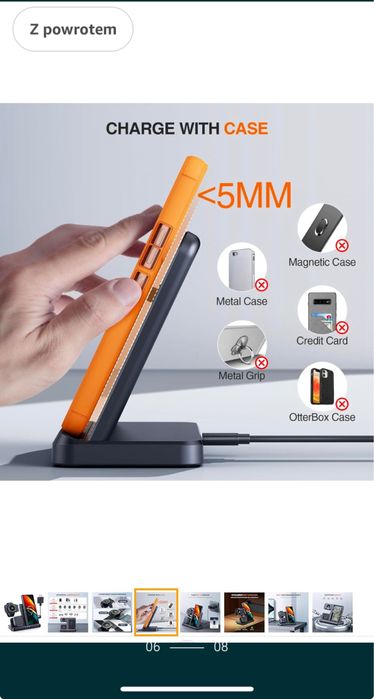 Bezprzewodowa ładowarka LK Samsung Stacja ładująca 3 w 1