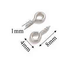 Zapinka do bransoletki i łańcuszka - stal nierdzewna