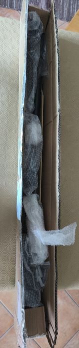 Toalheiro alumínio lacado preto