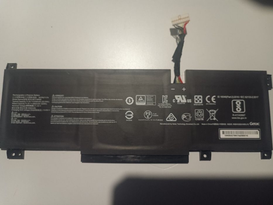 Акумуляторна батарея MSI Pulse GL66 GL76 Katana GF66 GF76 Sword WF66 B