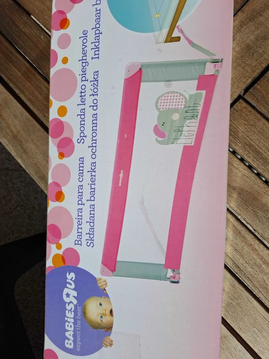 Barreira para cama, dobrável