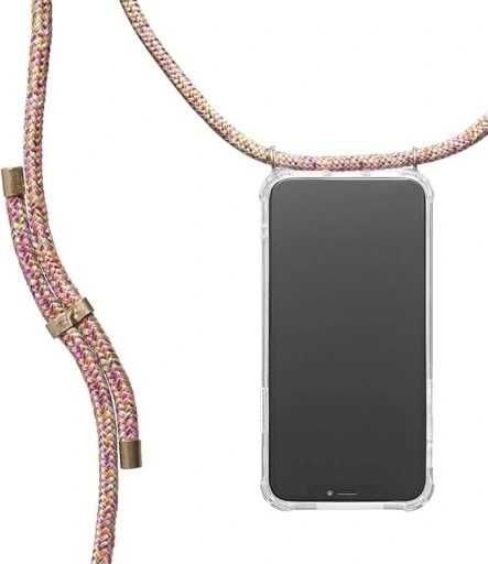ETUI DO iPHONE 15 Transparentny Case Ochronny + Smyczka Ozdobna