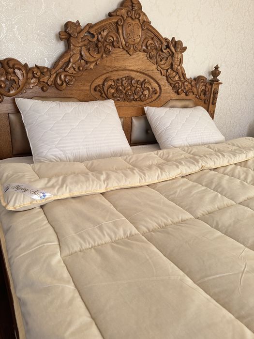 Тёплое одеяло на овчине евроодеяло тепла ковдра зимова 200 x 215