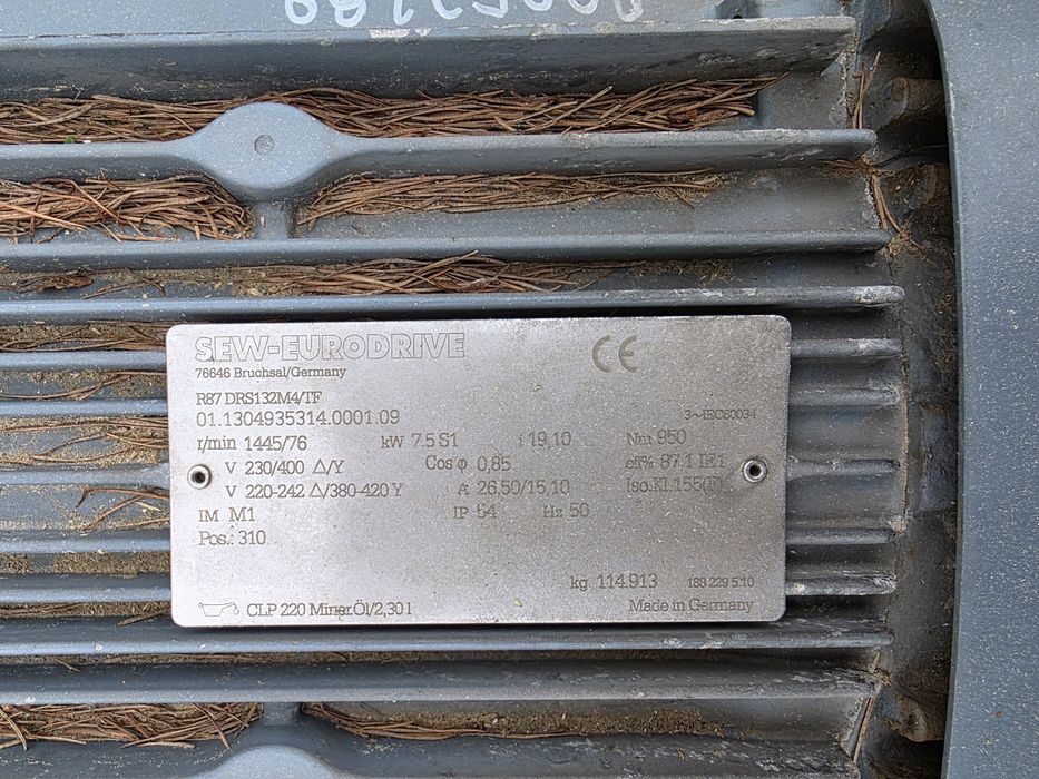 Podajnik ślimakowy stal nierdzewna 7.5kW