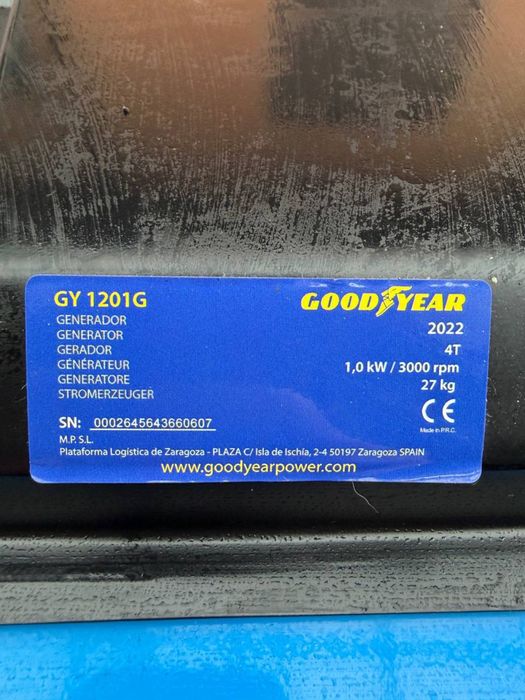 бензиновий генератор Goodyear GY1201G