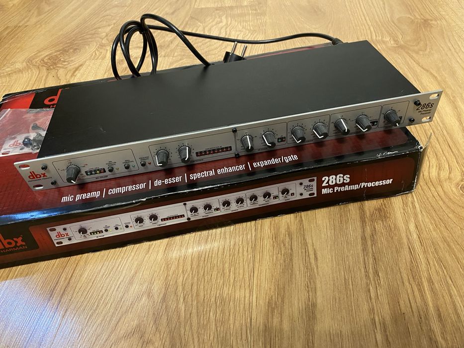 DBX 286s mic preamp processor przedwzmacniacz i procesor mikrofonowy