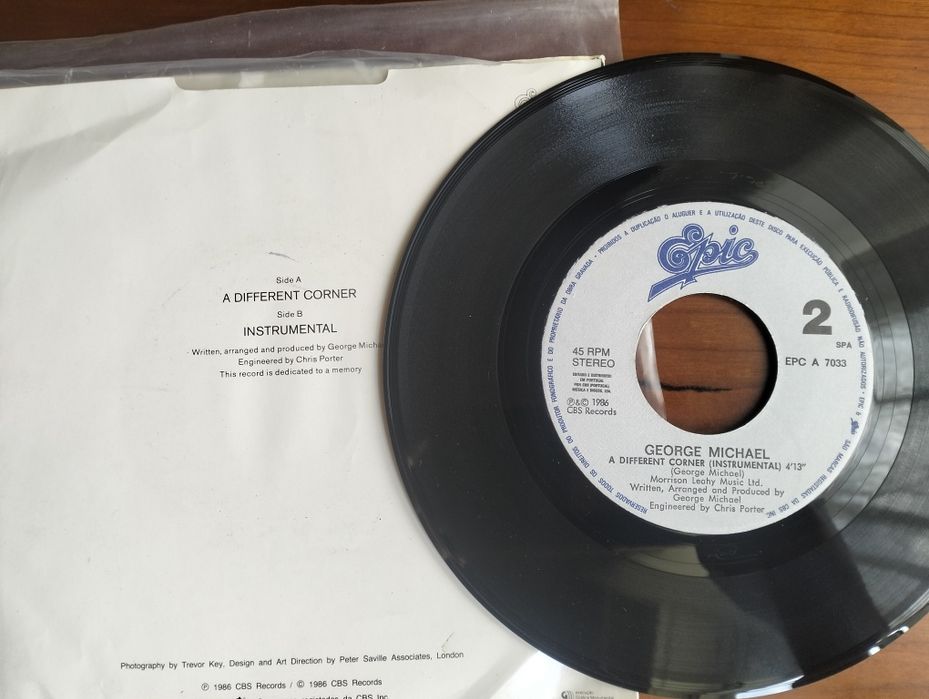Disco de vinil single George Michael
