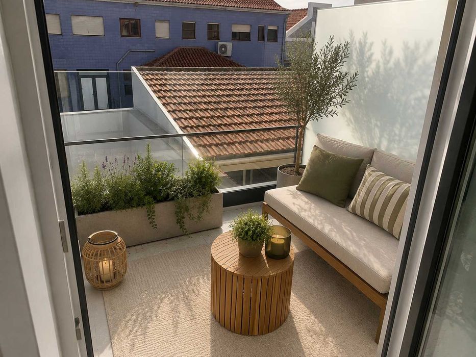 Anjos Living | T0 com Varanda na Beira Mar, Aveiro