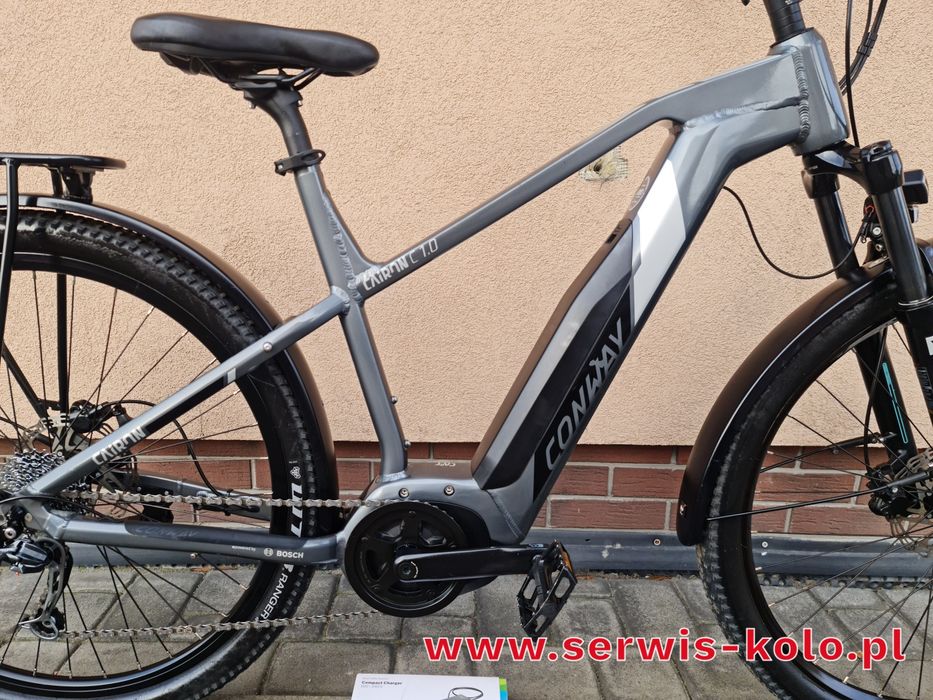 Rower elektryczny górski MTB CROSSOWY CONWAY koła 29 SHIMANO DEORE