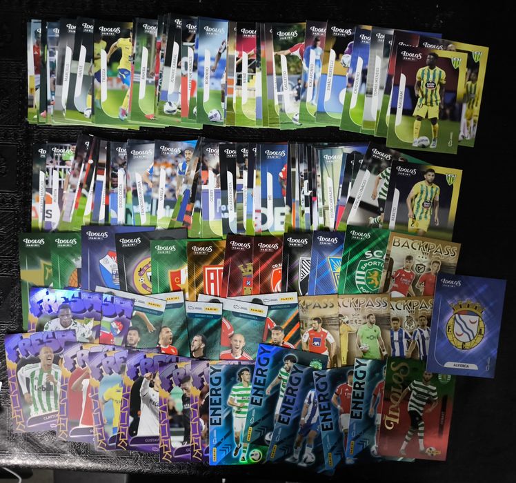 137 cards todas diferentes idolos 25/26 panini