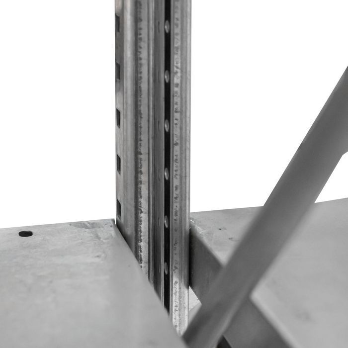 Regał magazynowy 5-półkowy STOW 275x130x60 cm moduł dostawny