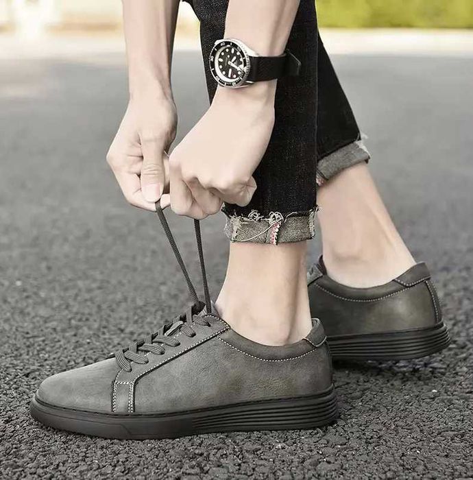 Кеды (туфли) серые - НОВЫЕ