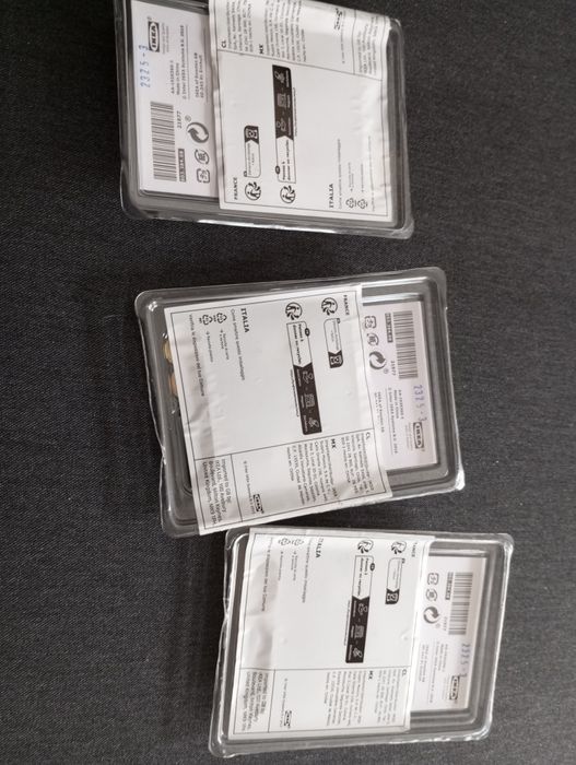 6 conjuntos de 2 puxadores Bagganas IKEA, Novos  
dourada