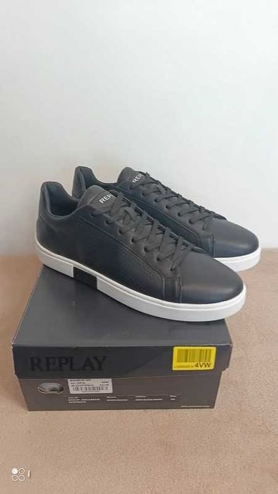 Czarne Sneakersy Męskie Replay R. 44