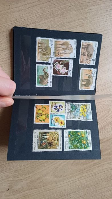ZESTAW Znaczki Polska Kuba Laos ponad 100 szt