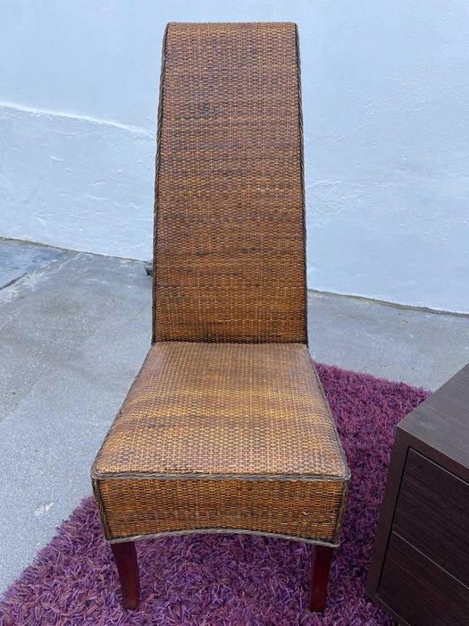 Conjunto de 2 cadeiras em rattan