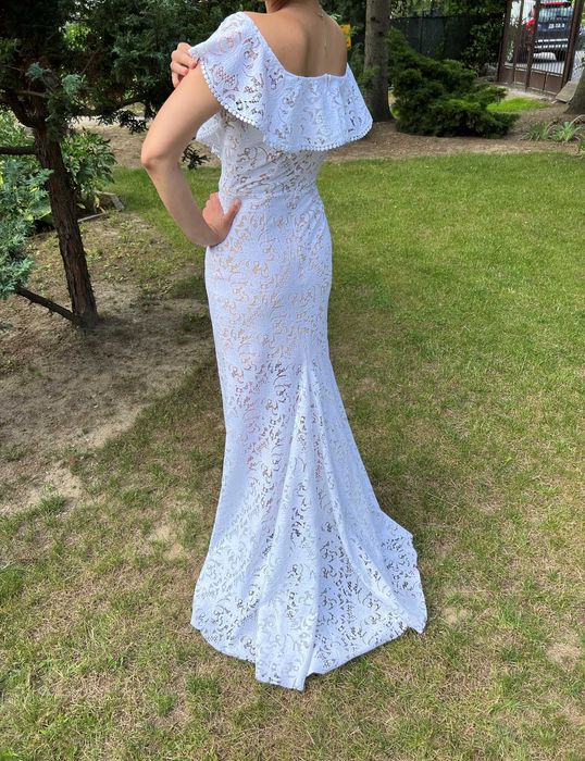 NOWA Suknia hiszpanka Santorini Marty Trojanowskiej (rozm. M) + GRATIS