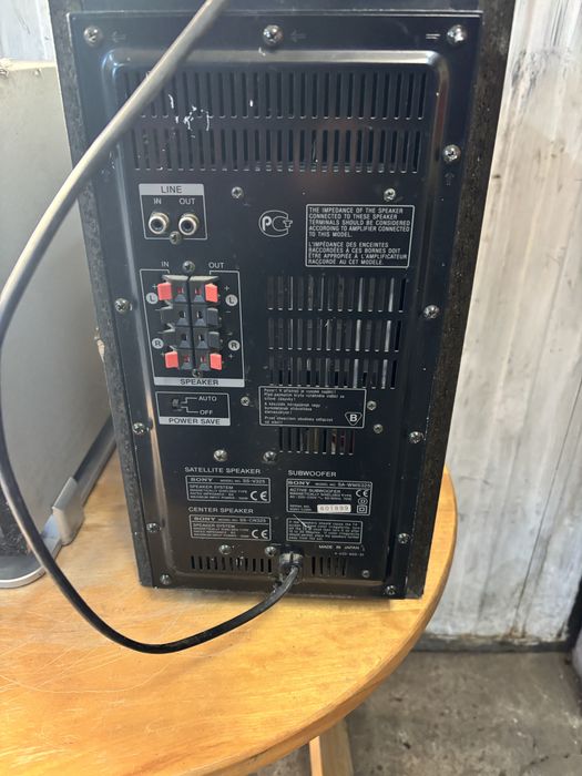 Glosniki Subwoofer sony pascal