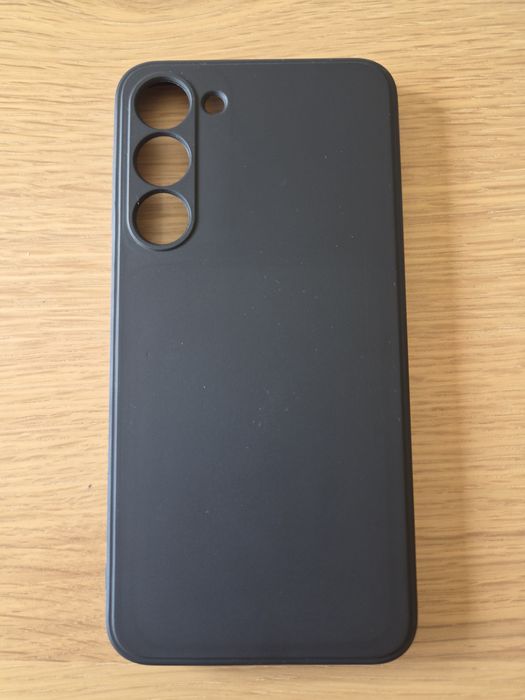 Capa de silicone para Samsung Galaxy S23+ Cor preta - Nova