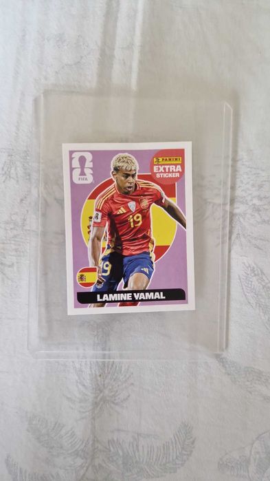 Cromo Panini  Lamine Yamal  Extra sticker Mundial 2026