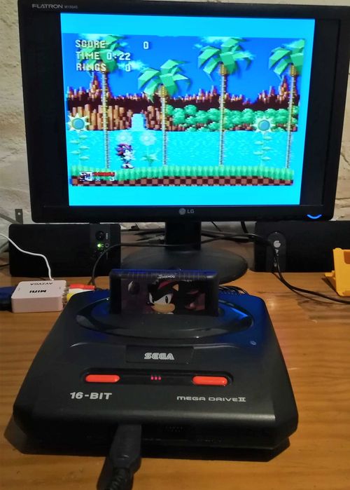 Conversor AV para VGA - Novo e Lacrado