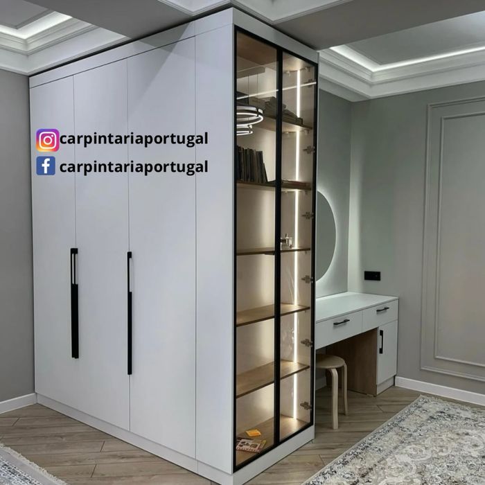 Roupeiros e closets modernos (por orçamento)