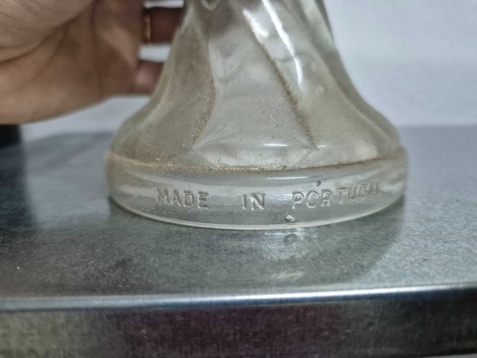 Candeeiro de cristal antigo a petroleo / querosene