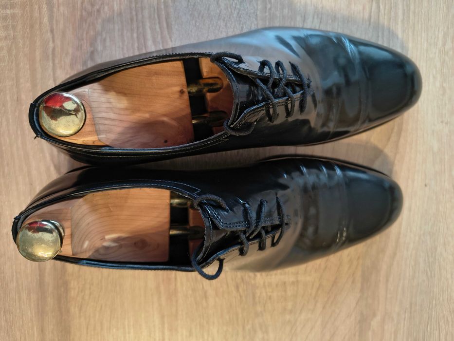 Pantofle wizytowe Santoni czarne 41